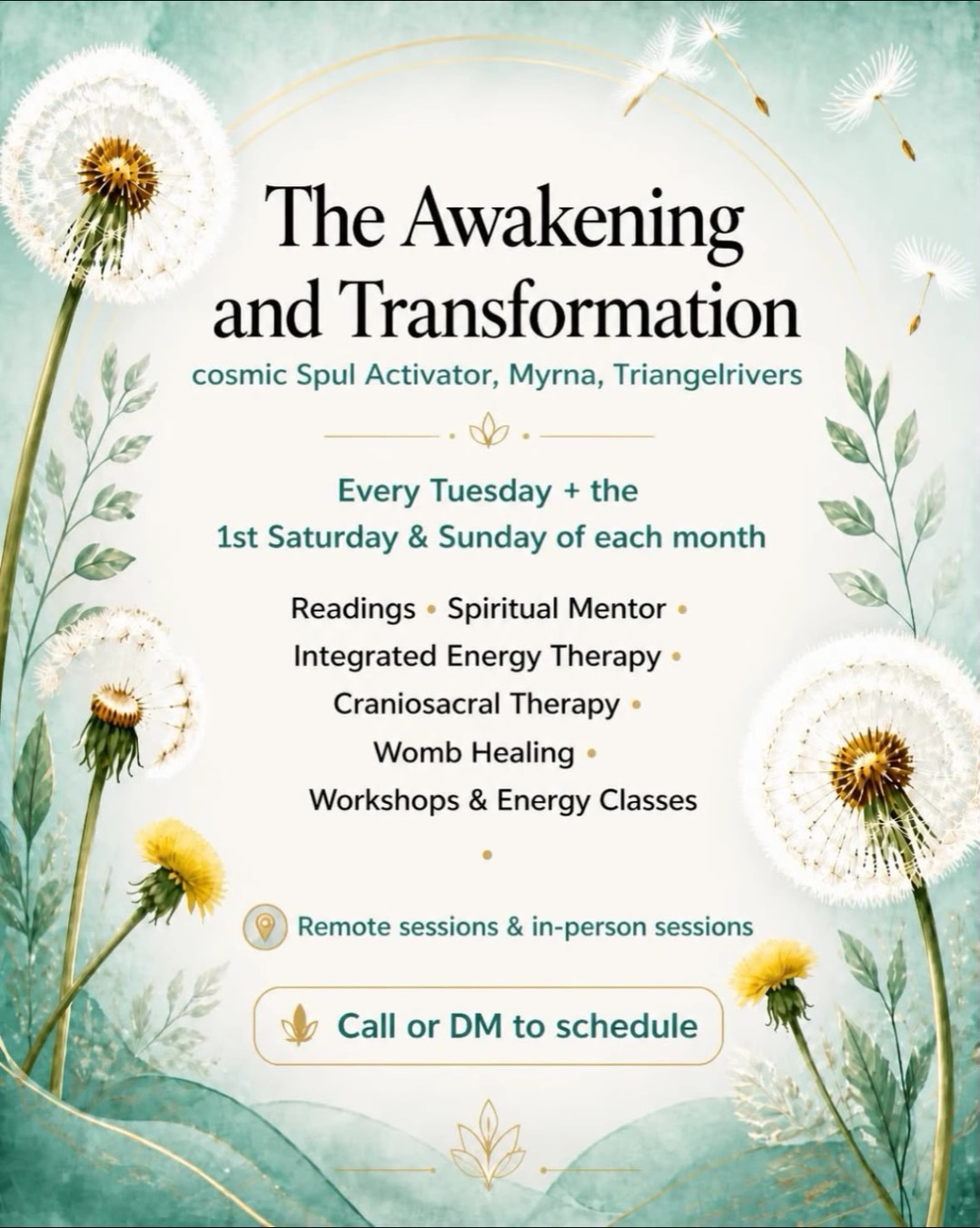 awakening & transformation sessions